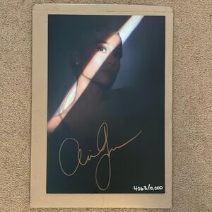 Ariana Granda Signed Sweetener Poster